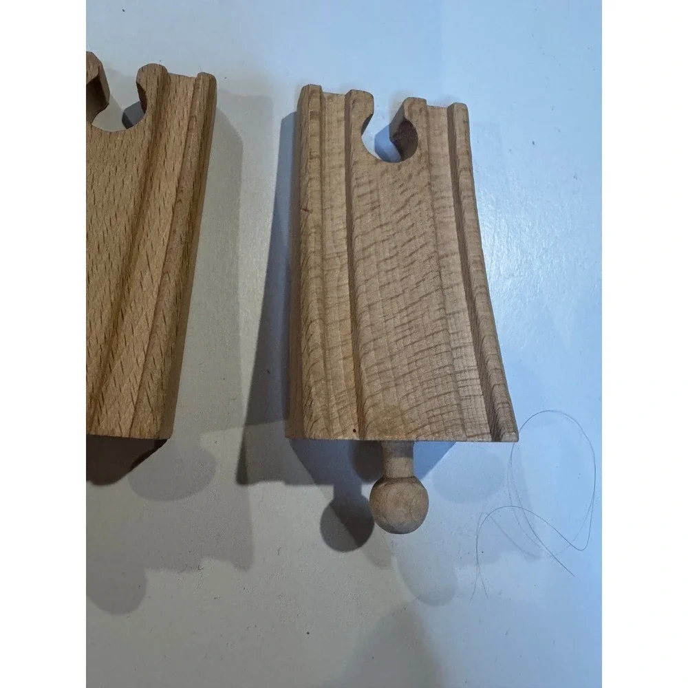 Vintage BRIO Wooden Train Track Lot Curved‎ Track Pieces Replacement Parts